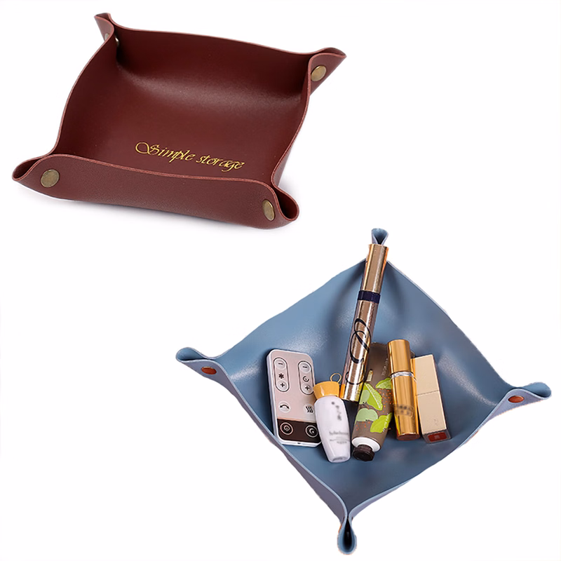 20X20CM PU Leather Storage Box
