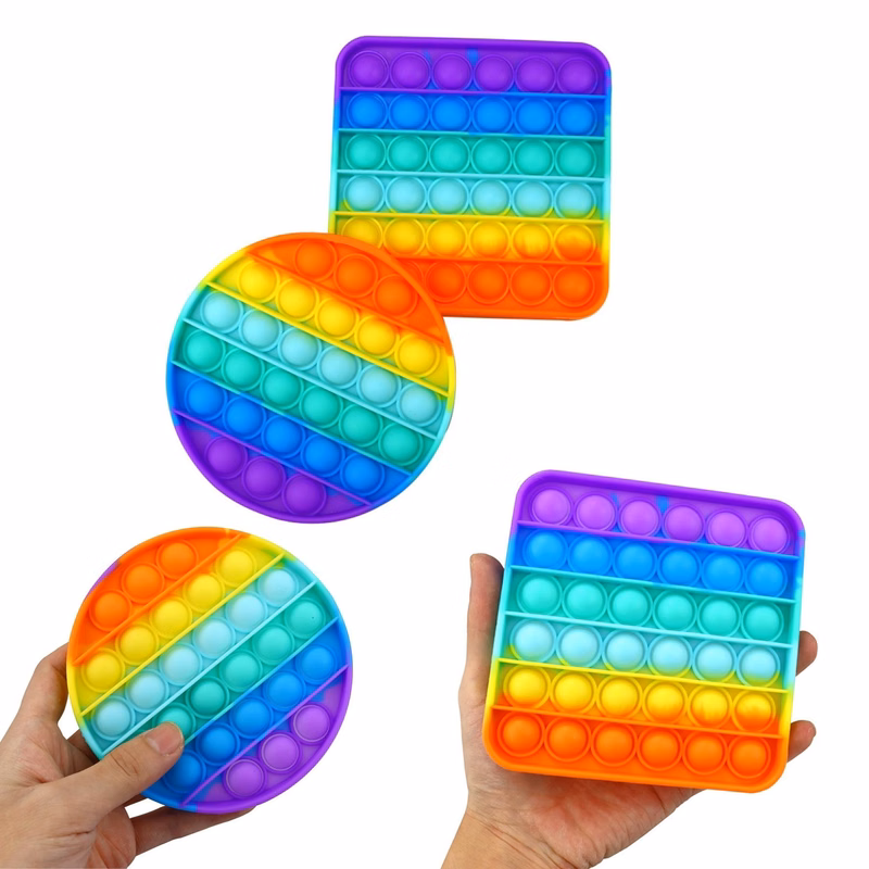 Round Silicone Push Bubble Ball Toy