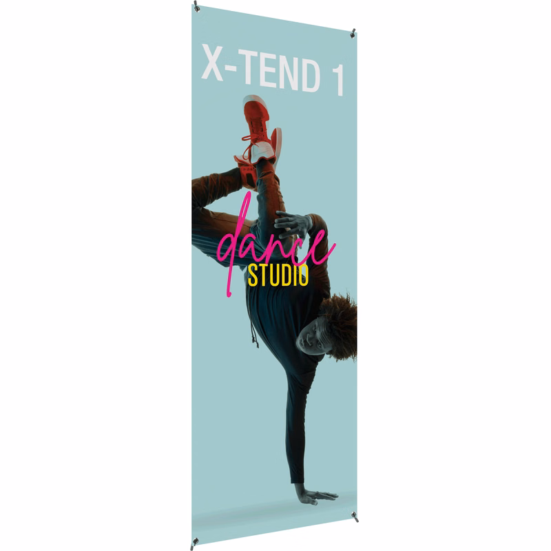 X-tend 1 Spring Back Banner Stand