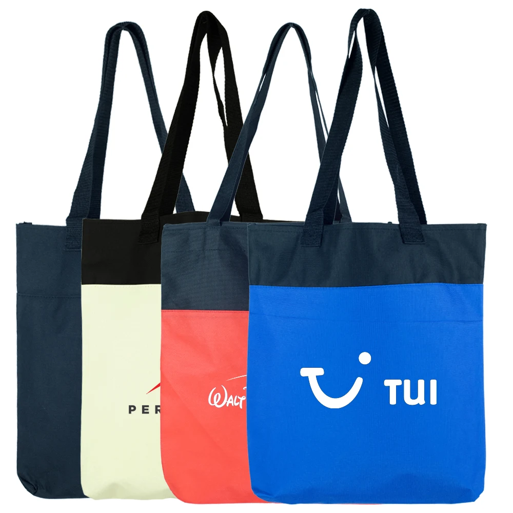2 Tone Poly Tote Bag 1