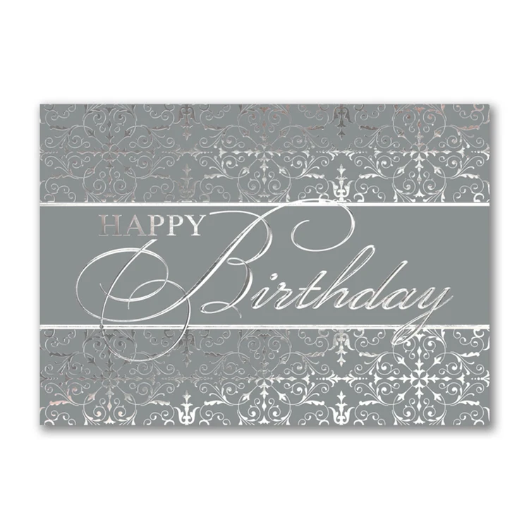 Platinum Birthday Card 1