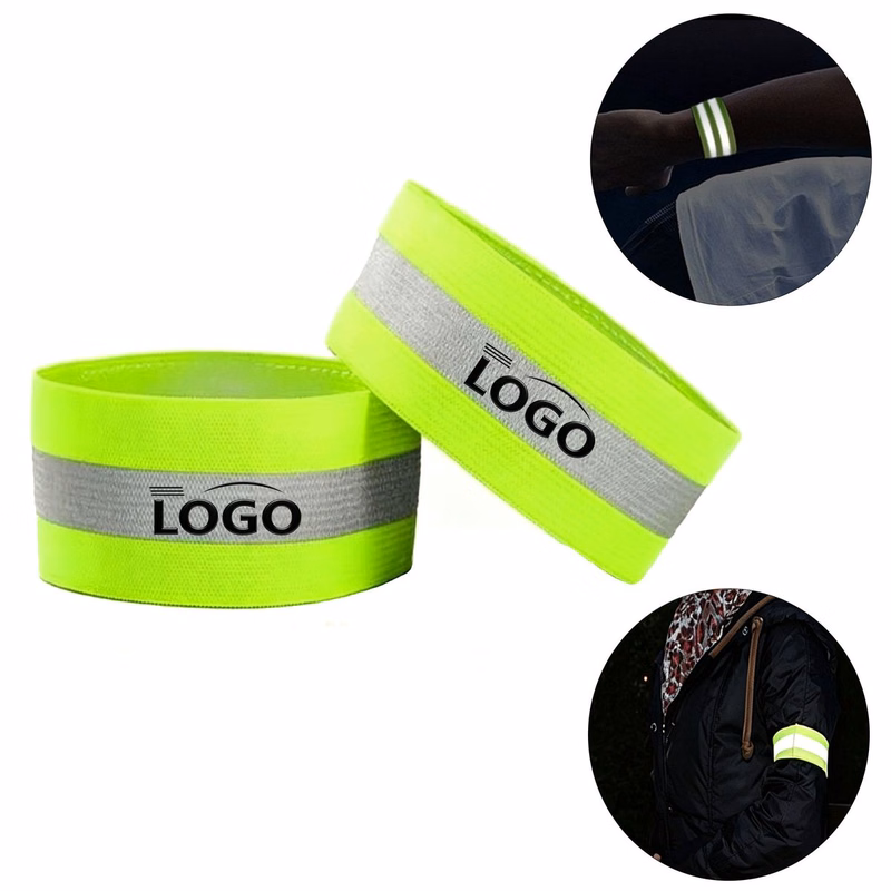 High Visibility Reflective Armband Legband Custom Logo