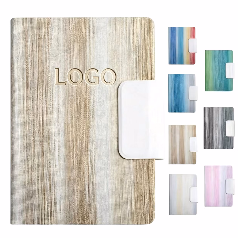 A5 Vertical Gradient Strap Notebook