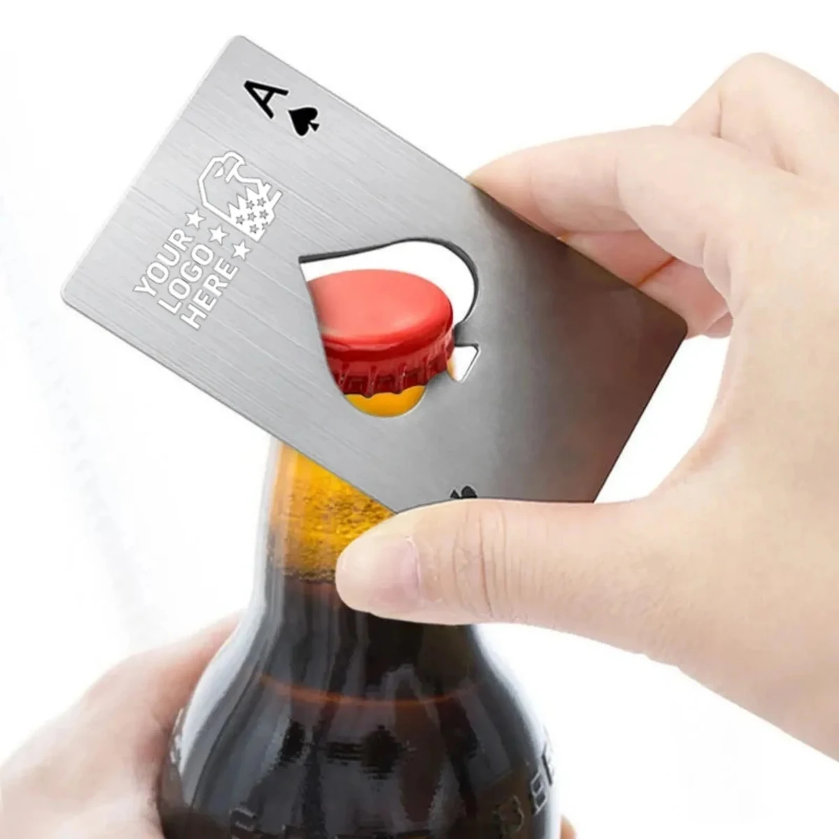 Stainless Steel Card Bottle Opener 1