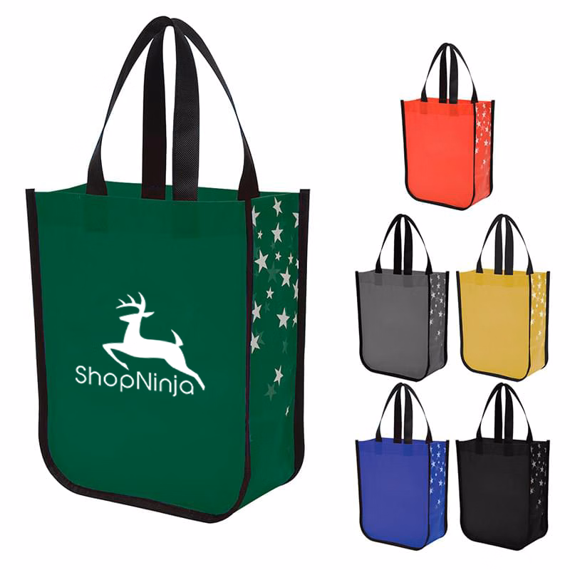 Star Struck Laminated Non-Woven Tote Bag