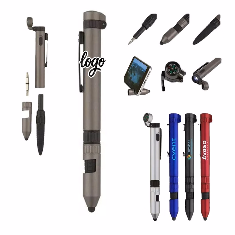 Outdoor Tool Multi Functional Stylus Pen