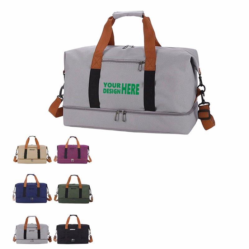 MOQ 50 Multi-functional Large Capacity Travel Tote Bag for Gym and Sports