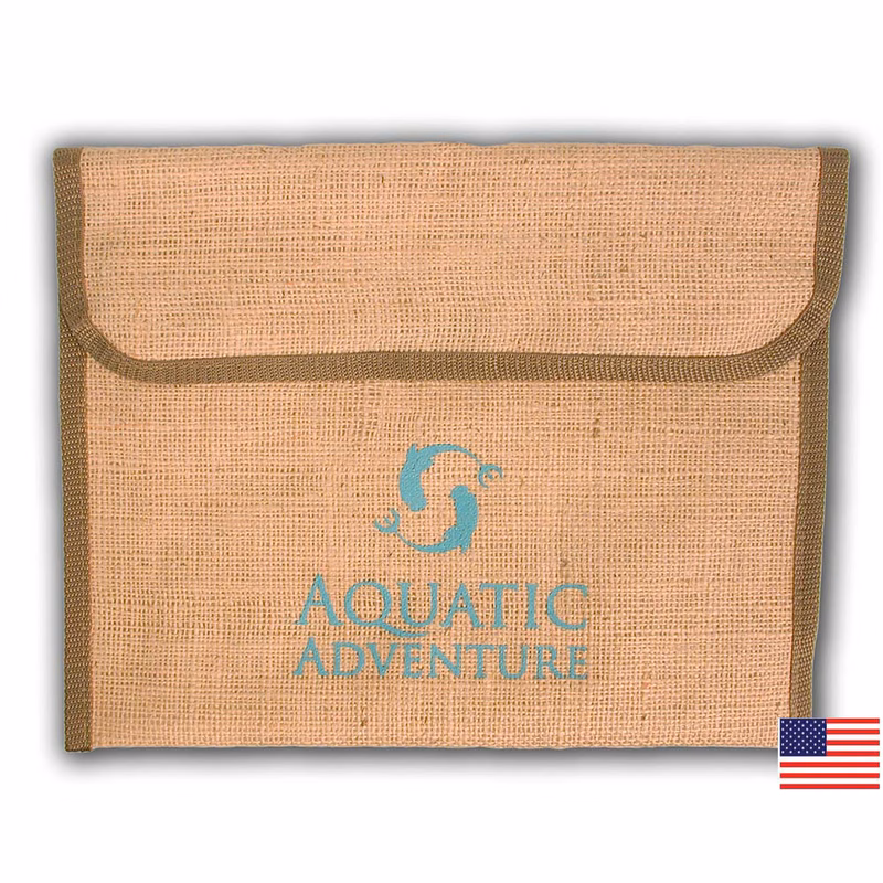 Hessian Laminated Jute/Burlap Document Envelope