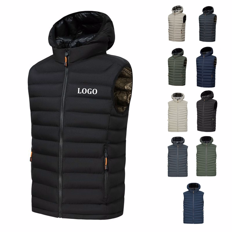 Men Sleeveless Quilted Winter Vest