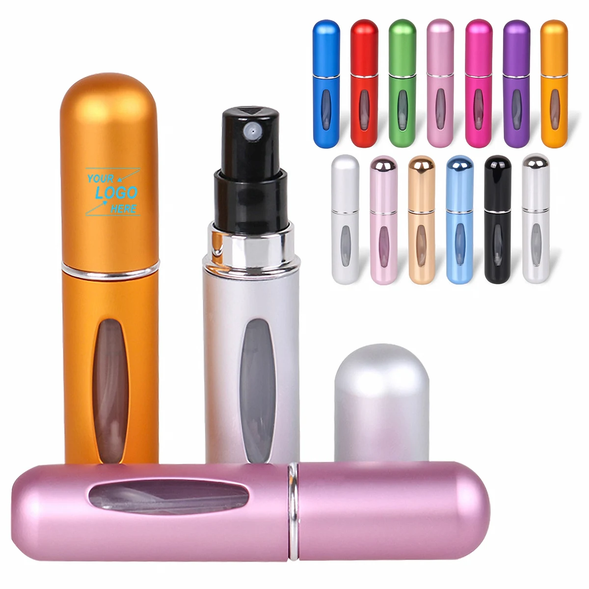 Travel Size Refillable Perfume Spray Bottle 5mL 1