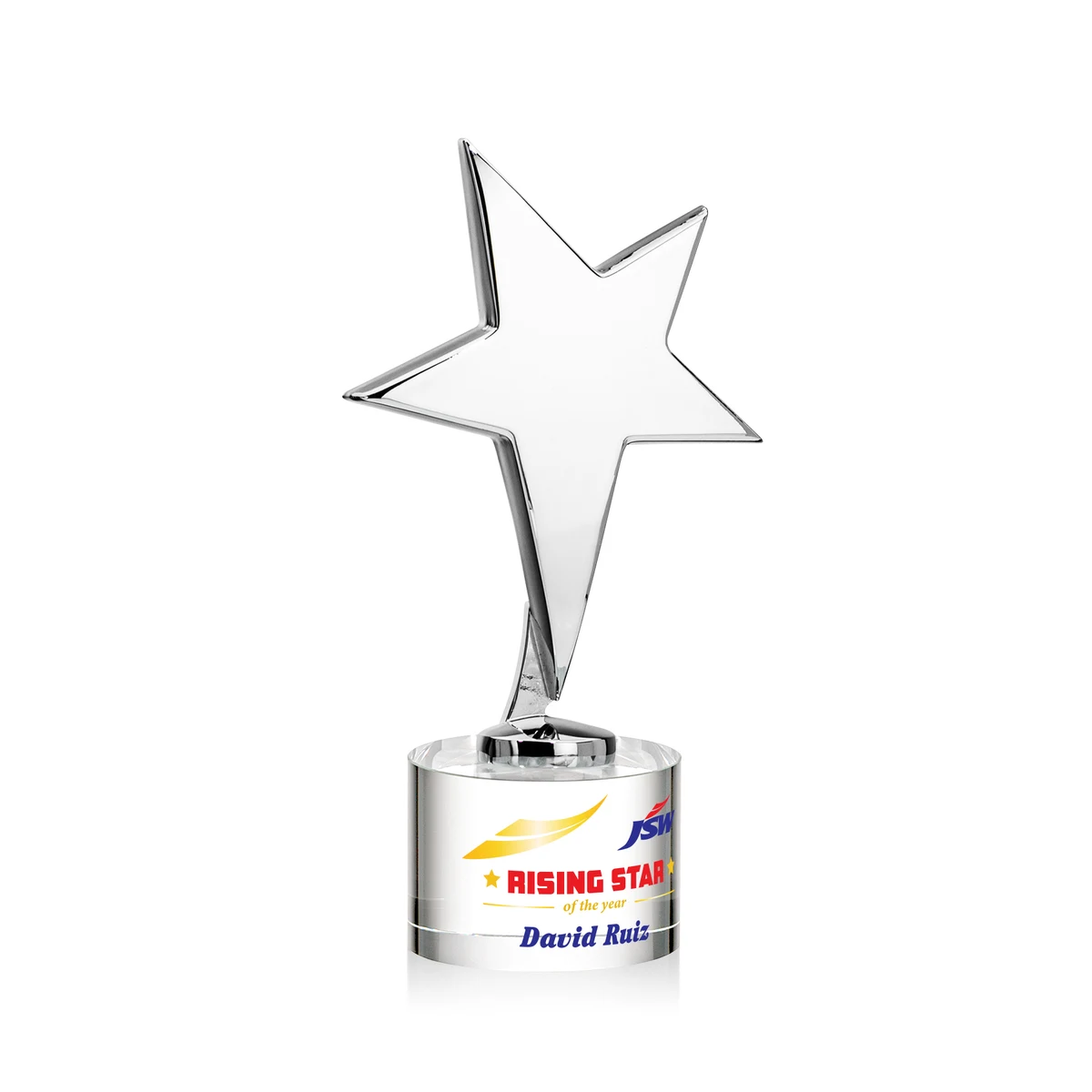 Tuscany Chrome Star VividPrint™ Award on Marvel Base - Clear 1