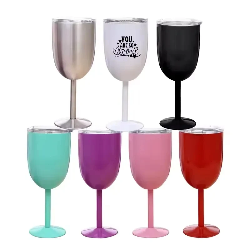 Premium Steel Wine Glasses 1
