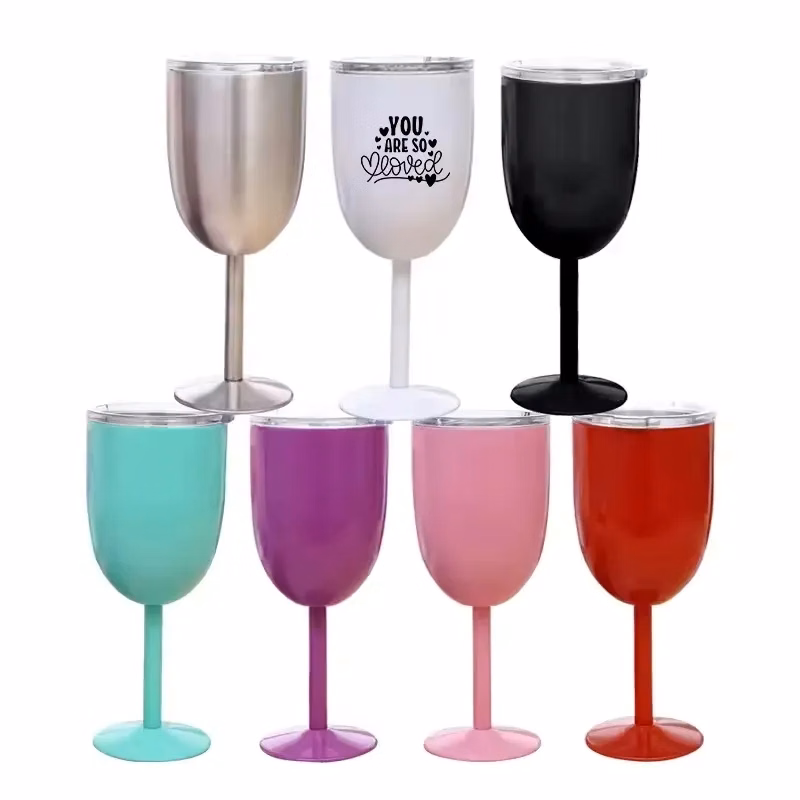 Premium Steel Wine Glasses