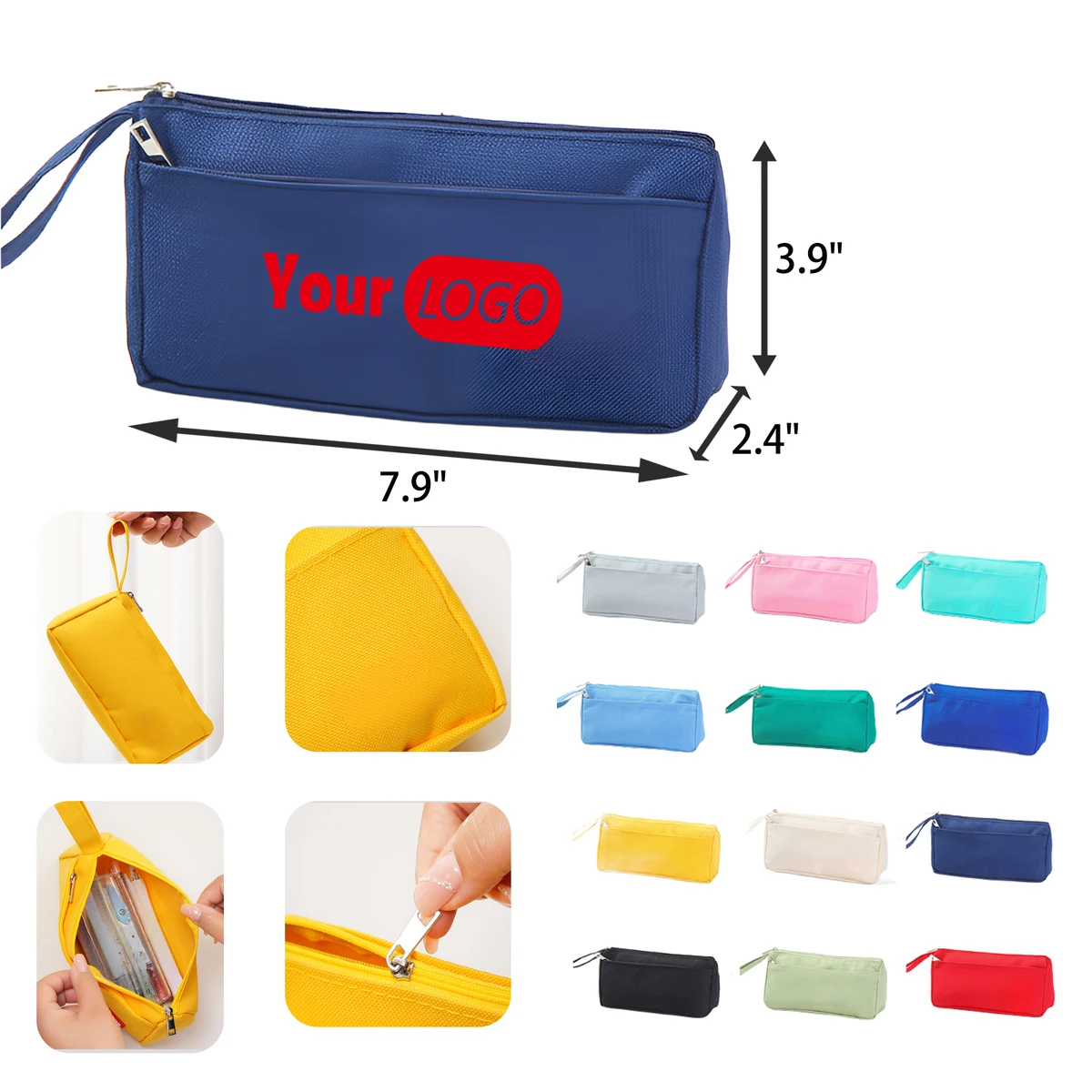 MOQ 50 PCS Oxford Durable Student Stationery Bag 1