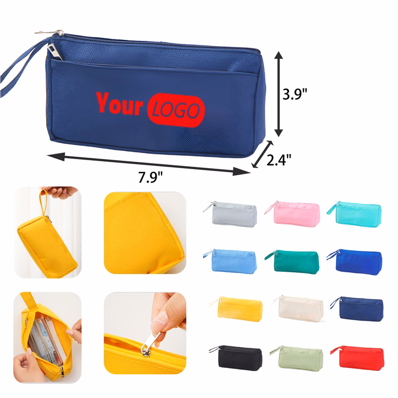 MOQ 50 PCS Oxford Durable Student Stationery Bag