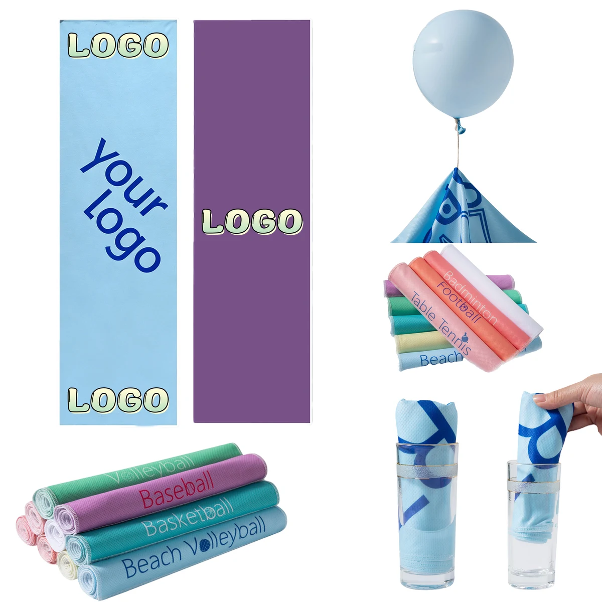 Custom Cooling Quick Dry Sport Towels 1