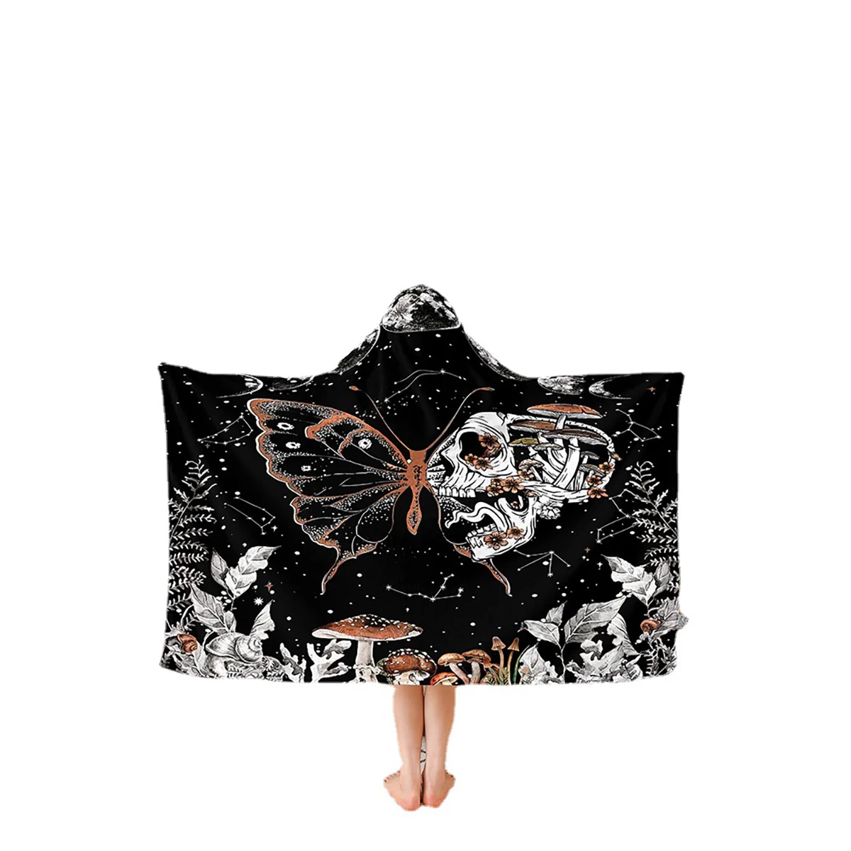 50" x 60" Wearable Throw Hooded Blanket 1