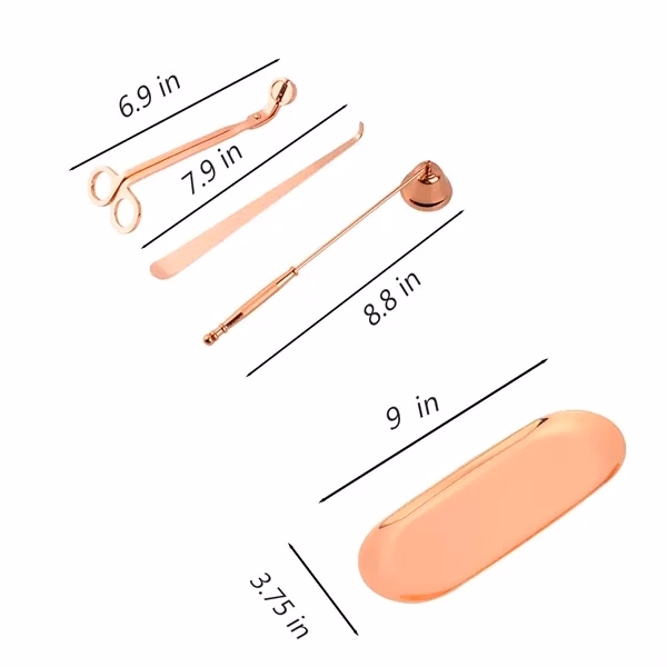 Candle Snuffer Set with Tray
