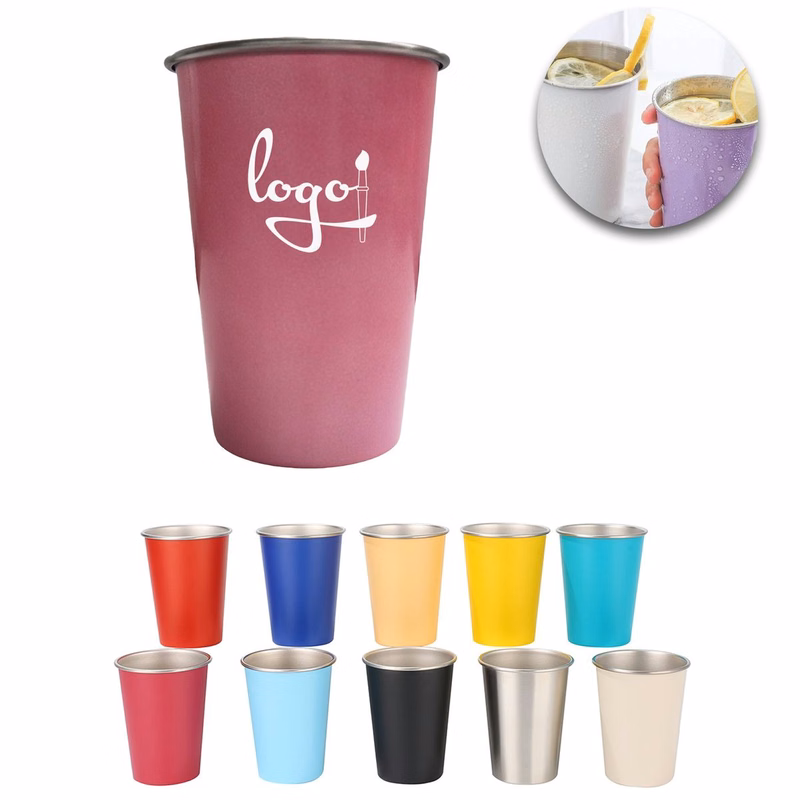 Colorful Stainless Steel Metal Cup