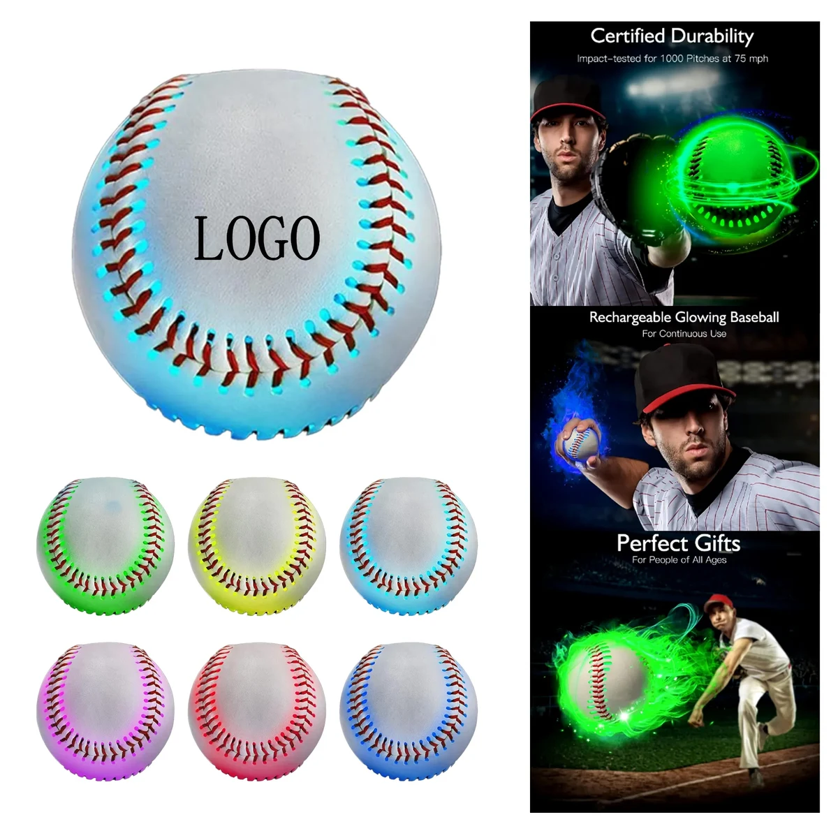 PVC Luminous Baseball Softball 1