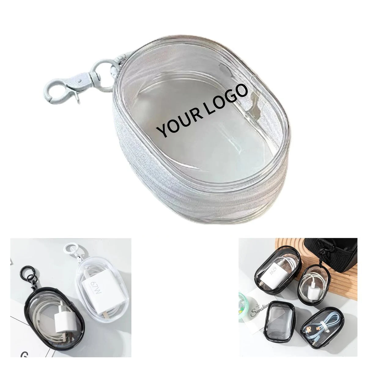 Compact PVC Earphone Storage Case 1