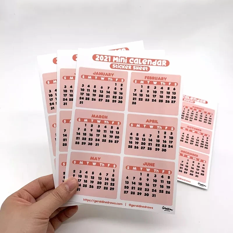 2024 Sticker Calendar 1