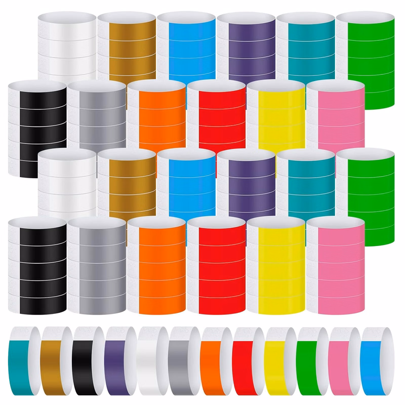 Full Color Waterproof Tear Resistant Paper Bracelets