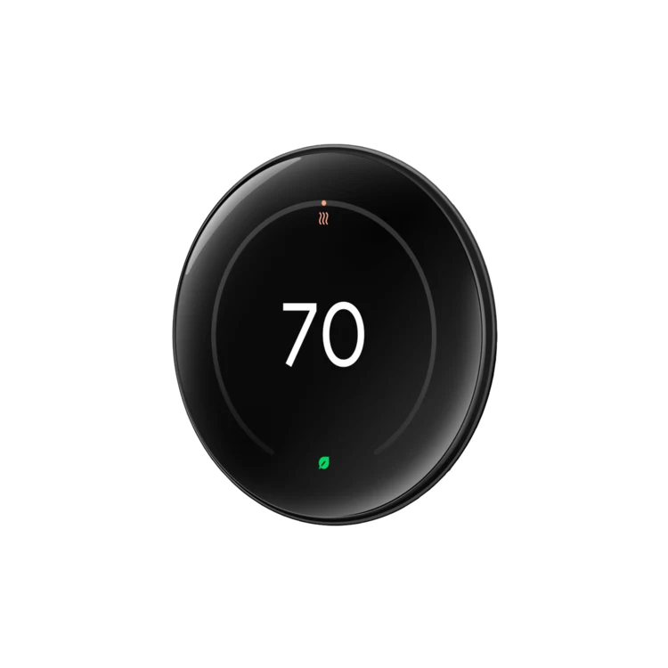 Google Nest Learning Thermostat (4th Gen) - Polished Obsidian 1