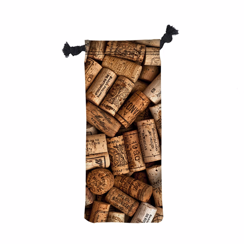 Wine Bag Full Color Drawstring 