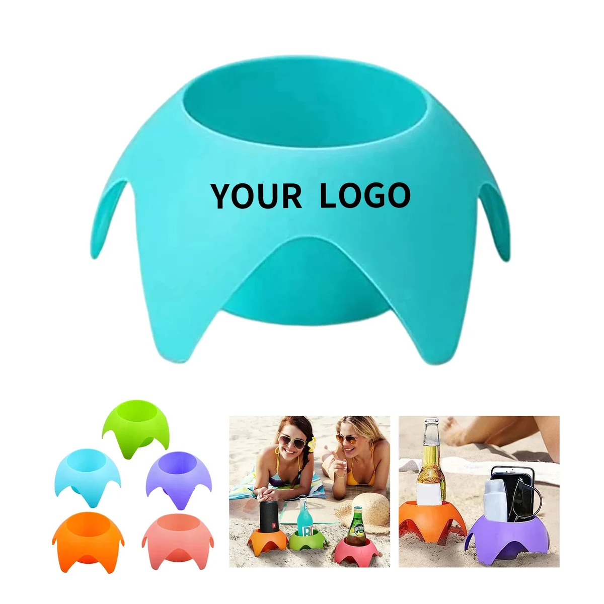 Beach Sand Cup Holders Drink Coasters 1