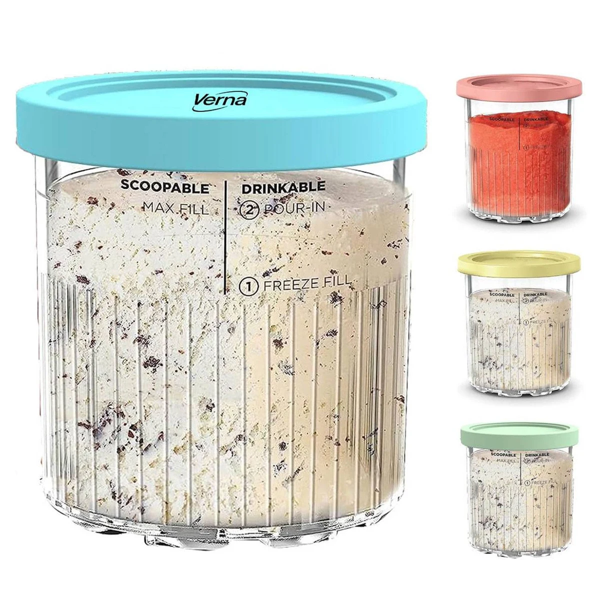 24oz BPA Free Large Capacity Ice Cream Cup 1