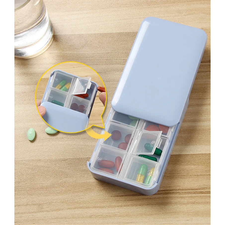 Portable First-aid Kit Straw Automatic Small Medicine Box 1