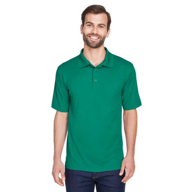 UltraClub Mens Cool & Dry Mesh Piqu Polo