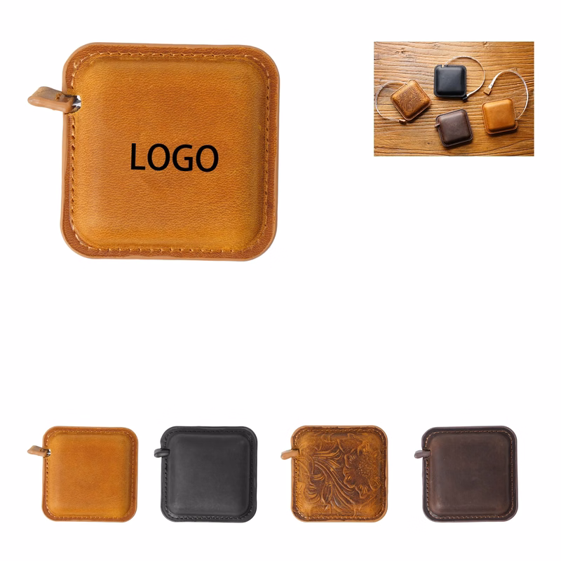 Cowhide Handmade Mini Tape Measure