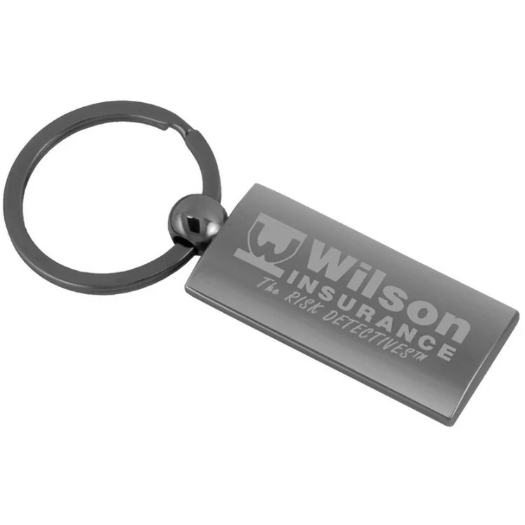 Epoch Keyholder w/ Chrome Gunmetal Finish (3 1/4"x7/8") 1