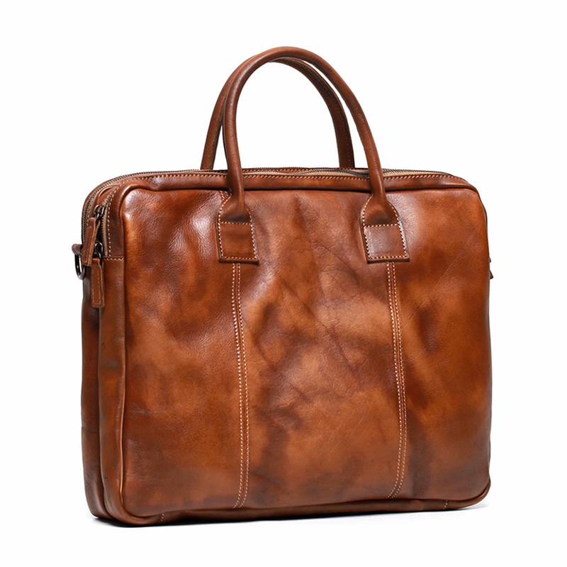 Leather Laptop Shoulder Bag
