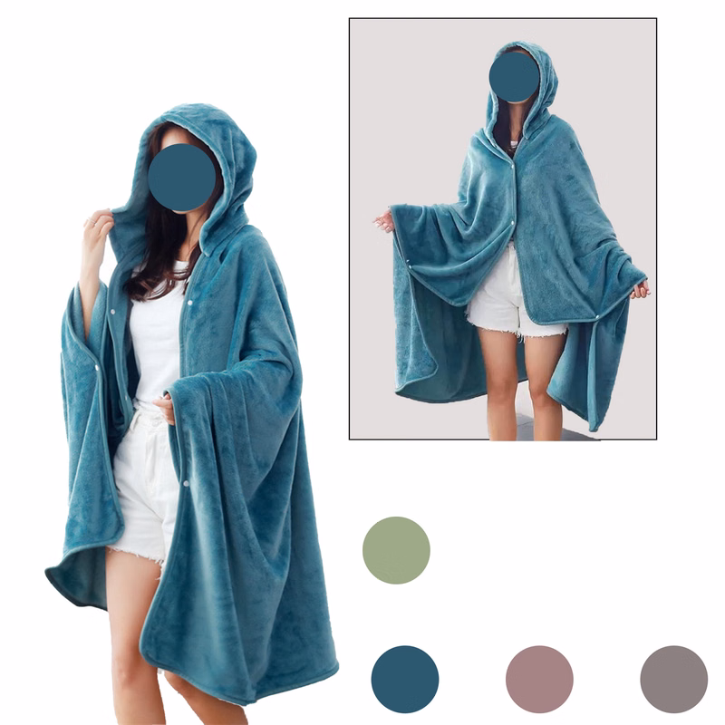 Wearable Blanket Hoodie for Adults MOQ20