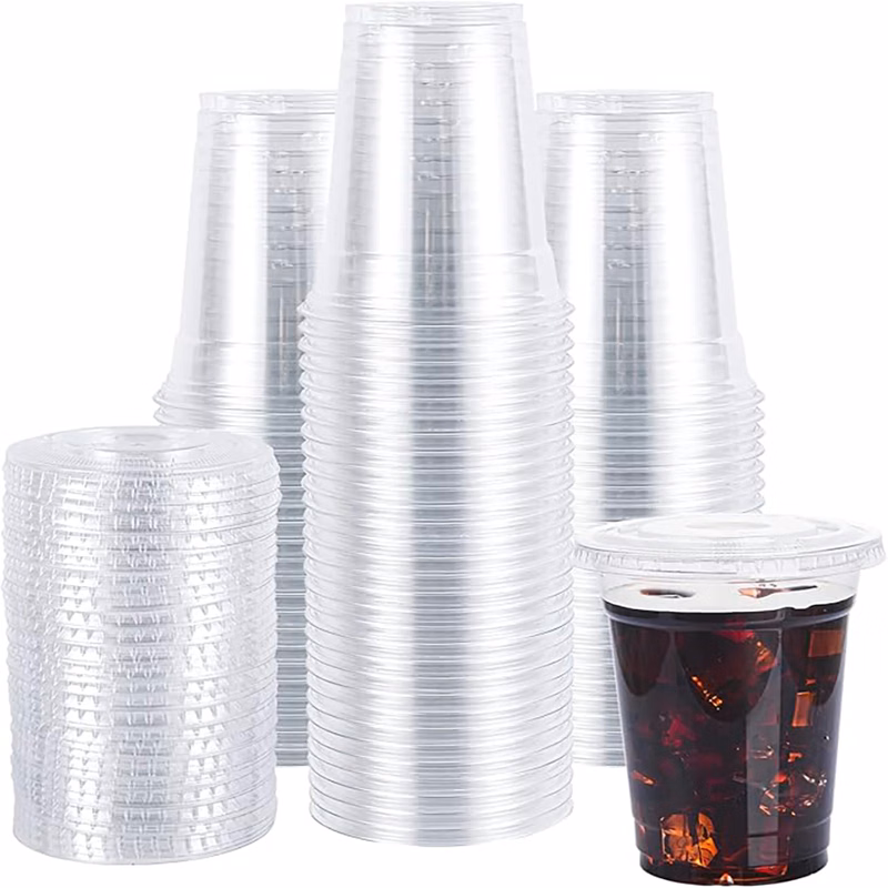 12oz Disposable Plastic Cup With Lid