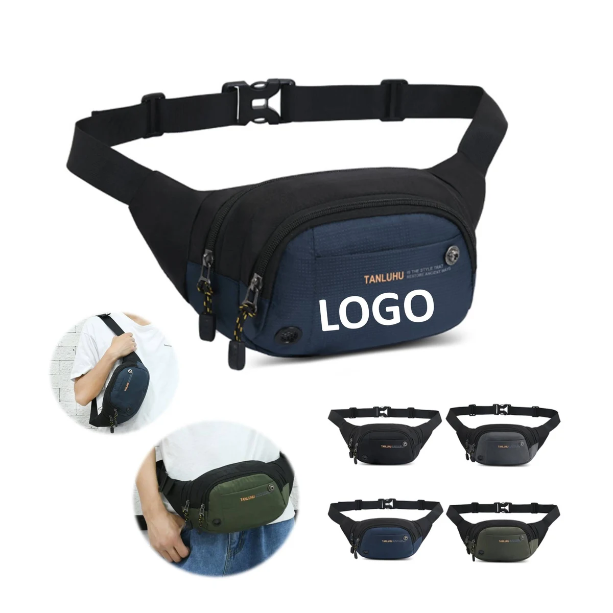 Business Cashier Leisure Chest Bag Fanny Pack 1