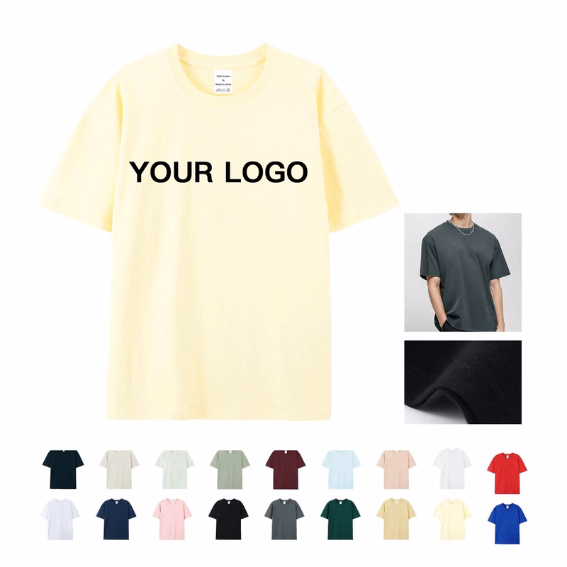 Lightweight Cotton Unisex Tee with Multiple Colors
