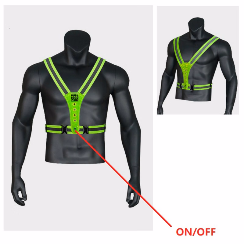 LED Reflective Safety Vest for Nighttime