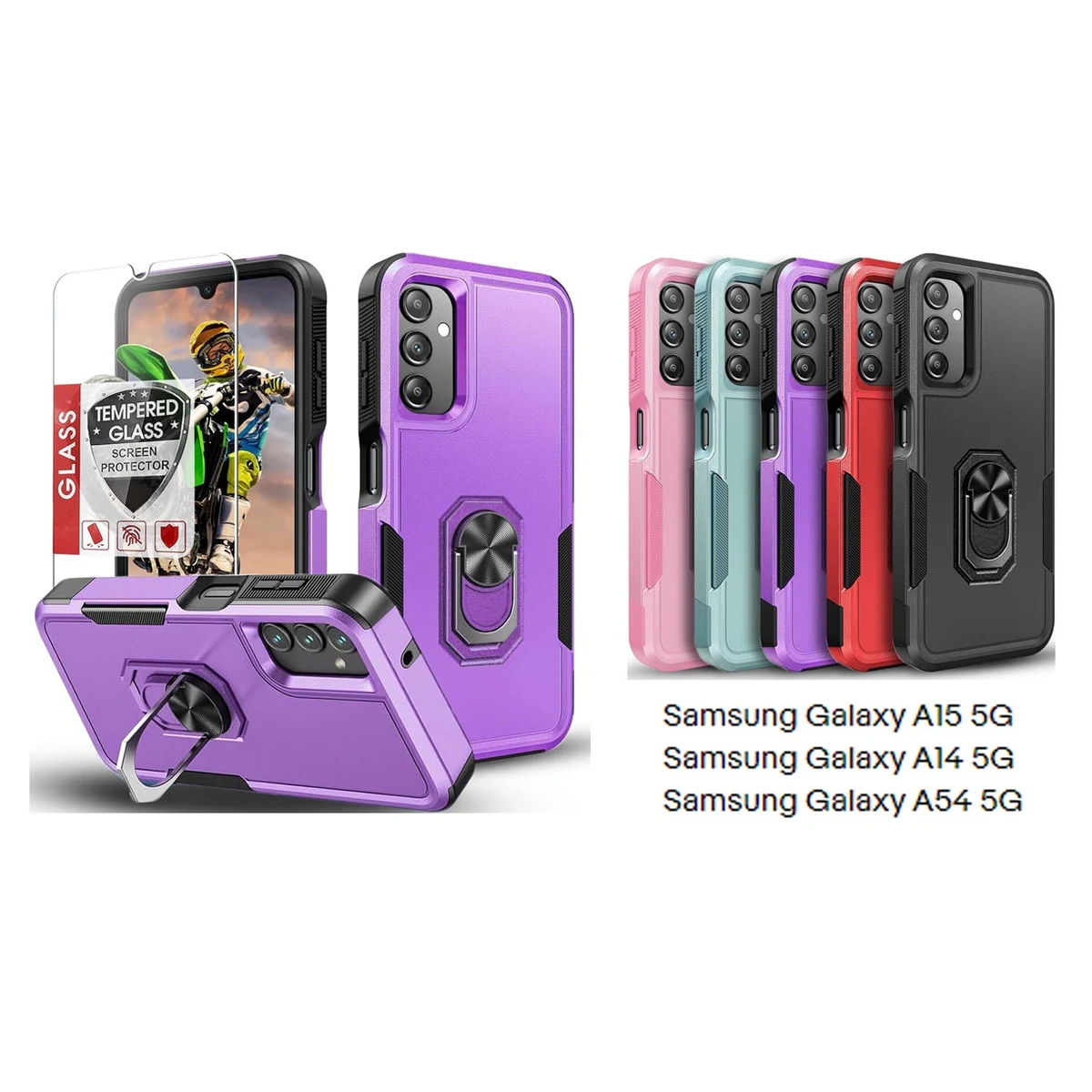 iBank ® Shockproof Case compatible with Galaxy A17/A16/S26/S25/S65 1