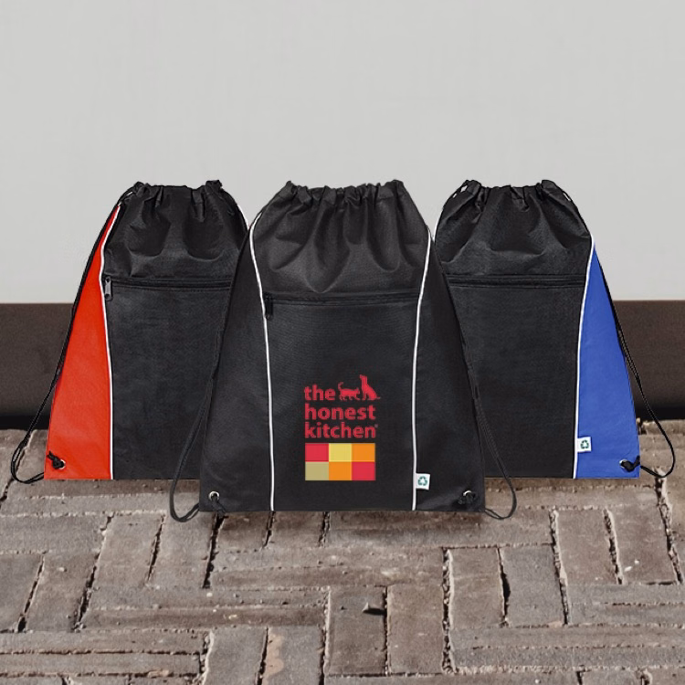 Happy Earth Drawstring Backpack