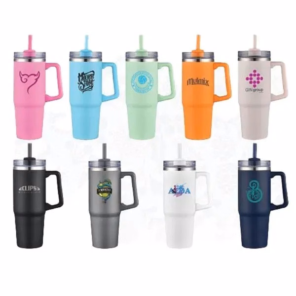 30 Oz. SipTek Tumbler with Straw