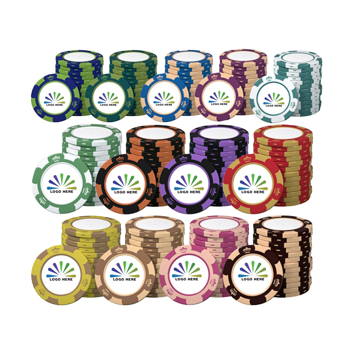 Full Color Clay Entertainment Poker Chip 1