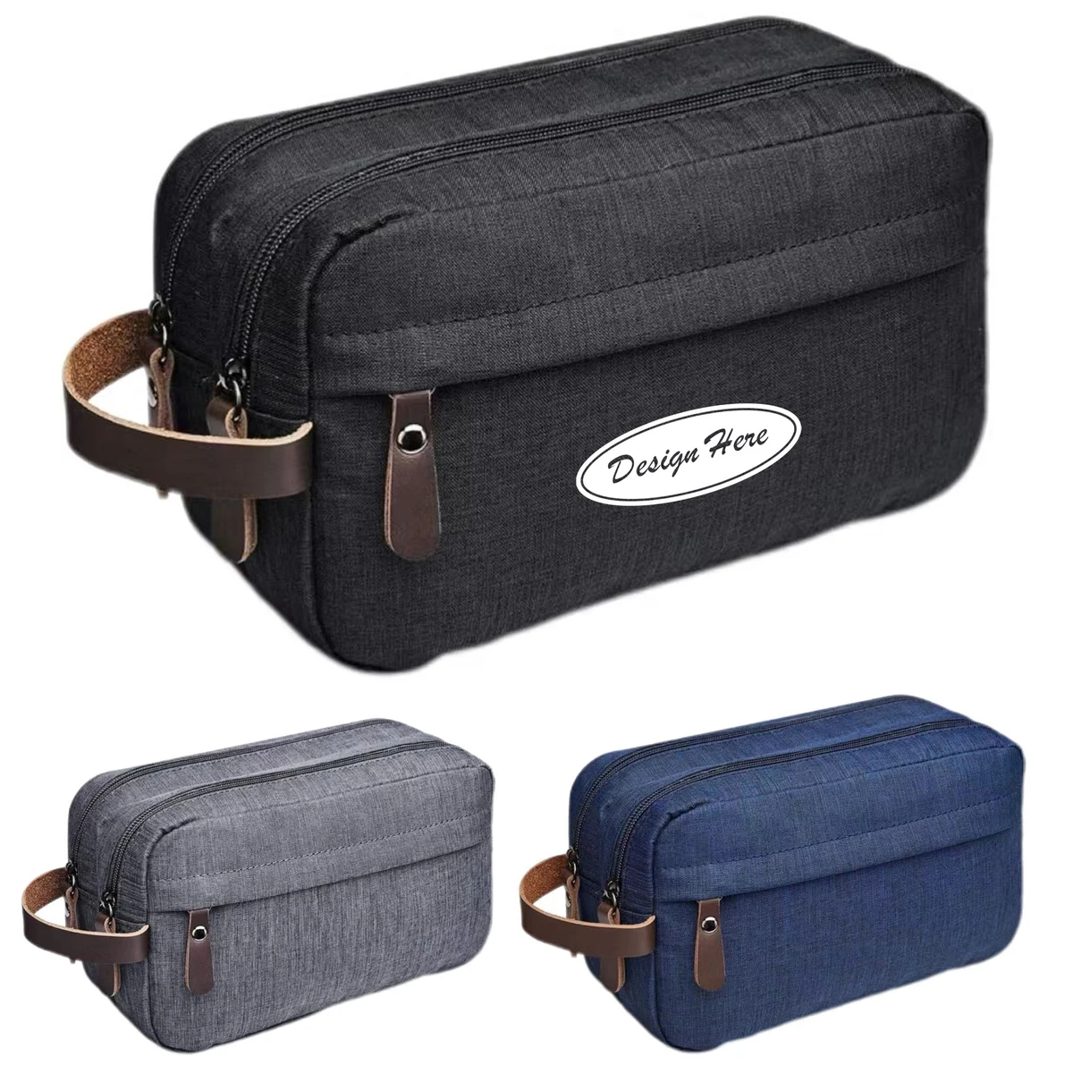 Durable Waterproof Travel Makeup Bag with Practical Handle 1