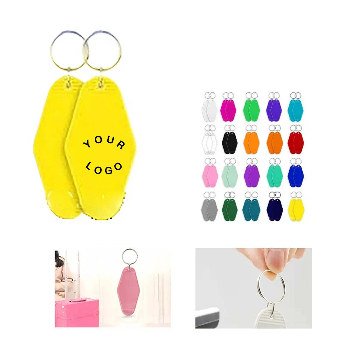 Lightweight ABS Key Fob for Everyday Carry 1