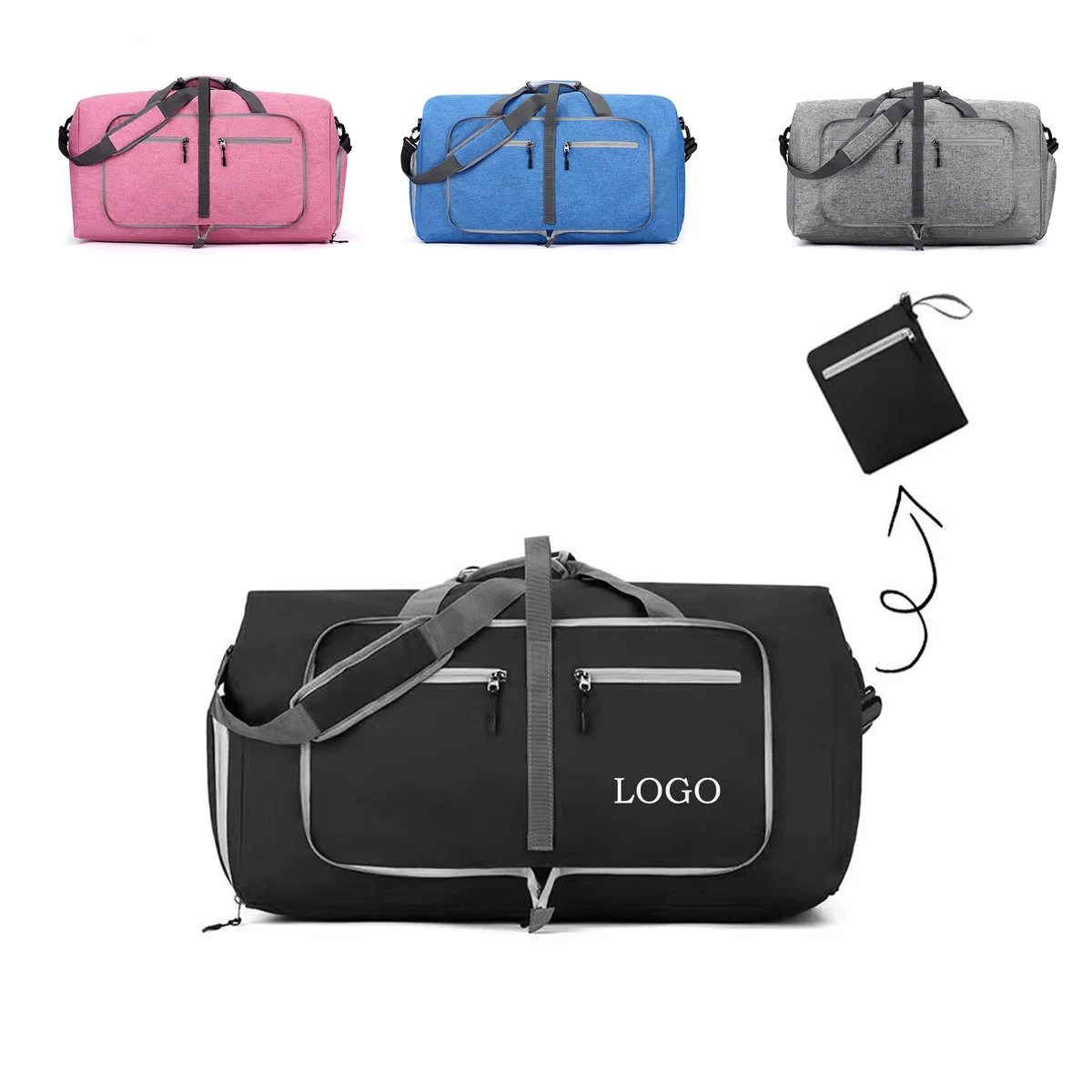 Foldable Large-Capacity Travel Bag with Handle 1