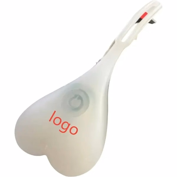 Custom Heart Shaped Silicone Bike Tail Light — Safety Rear Warning Light for Cyclists