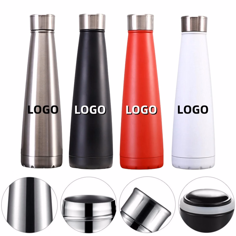 15oz 304 Conical Stainless Steel Thermos Cup